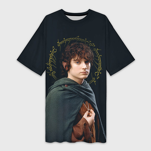 Женская длинная футболка Фродо - Властелин колец / 3D-принт – фото 1