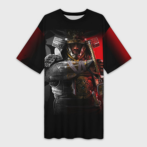 Женская длинная футболка Ассасинс Крид Тени / 3D-принт – фото 1