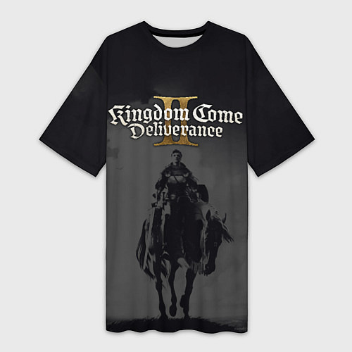 Женская длинная футболка Kingdom come deliverance 2 / 3D-принт – фото 1