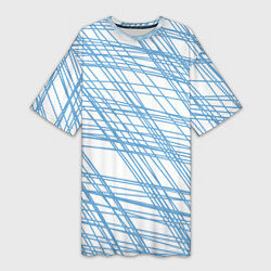 Женская длинная футболка Паутина проводов