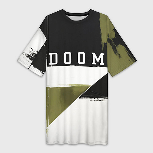 Женская длинная футболка Doom The Dark Ages / 3D-принт – фото 1