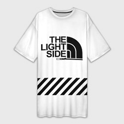 Женская длинная футболка The light side