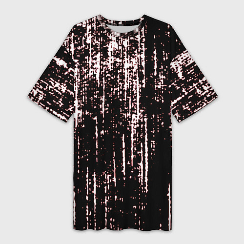 Женская длинная футболка Points / 3D-принт – фото 1