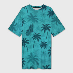 Женская длинная футболка Гавайский стиль - Томми Версетти