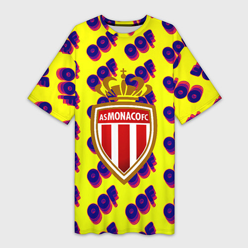 Женская длинная футболка Monako off / 3D-принт – фото 1