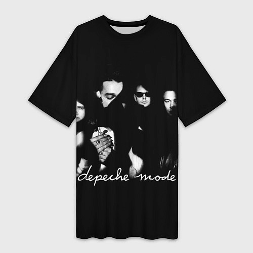 Женская длинная футболка Depeche Mode shoot / 3D-принт – фото 1