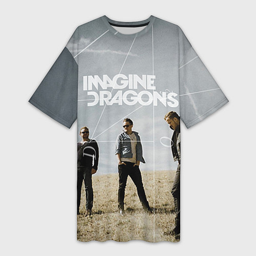 Женская длинная футболка Imagine Dragons: Boys / 3D-принт – фото 1