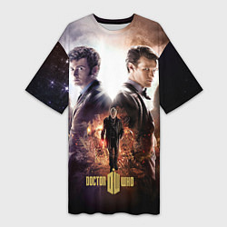 Женская длинная футболка Doctor Who: Heritage