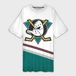 Женская длинная футболка Anaheim Ducks Selanne