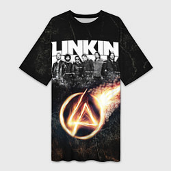 Женская длинная футболка Linkin Park: Comet