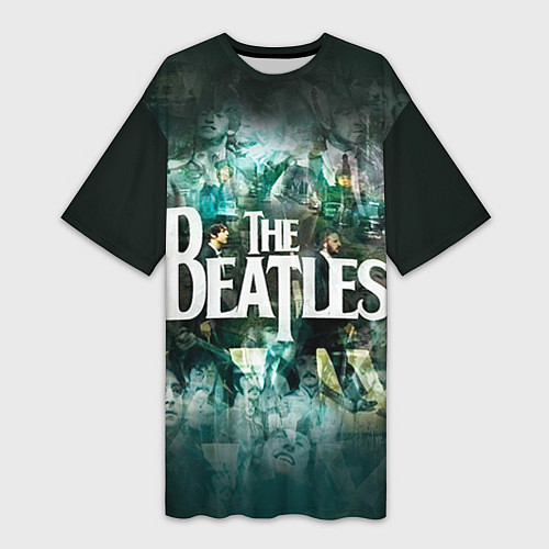 Женская длинная футболка The Beatles Stories / 3D-принт – фото 1