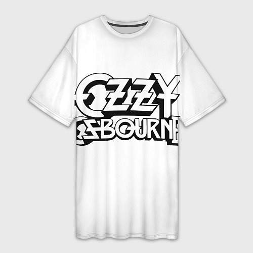 Женская длинная футболка Ozzy Osbourne / 3D-принт – фото 1
