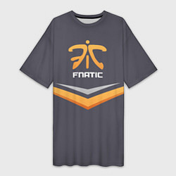 Женская длинная футболка Fnatic Arrows