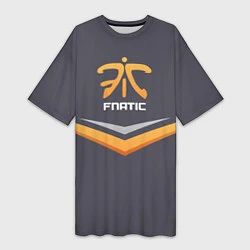 Женская длинная футболка Fnatic Arrows