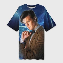 Женская длинная футболка 11th Doctor Who
