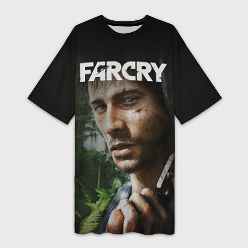 Женская длинная футболка FarCry / 3D-принт – фото 1