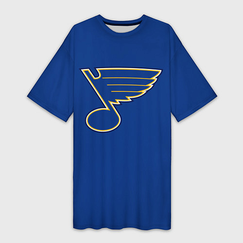 Женская длинная футболка St Louis Blues: Tarasenko 91 / 3D-принт – фото 1