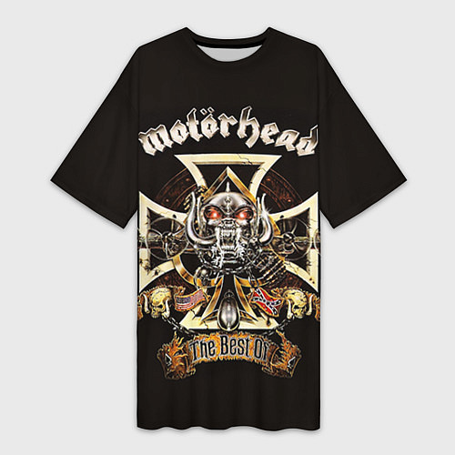 Женская длинная футболка Motorhead: The best of / 3D-принт – фото 1