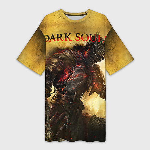 Женская длинная футболка Dark Souls: Braveheart / 3D-принт – фото 1