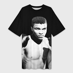 Женская длинная футболка Muhammad Ali