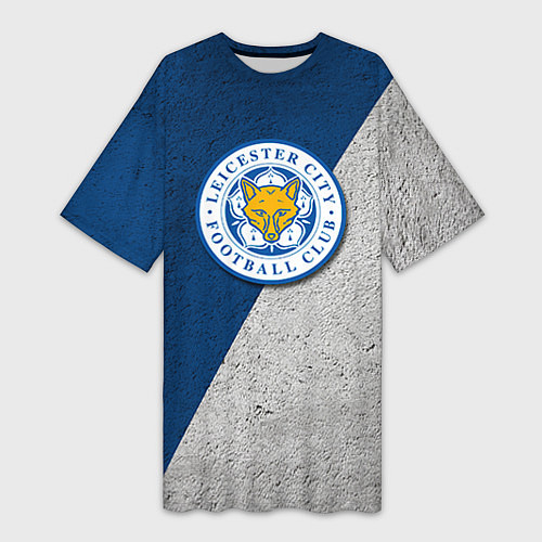 Женская длинная футболка Leicester City FC / 3D-принт – фото 1