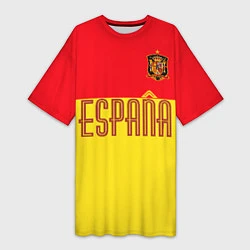 Женская длинная футболка Сборная Испании: Евро 2016