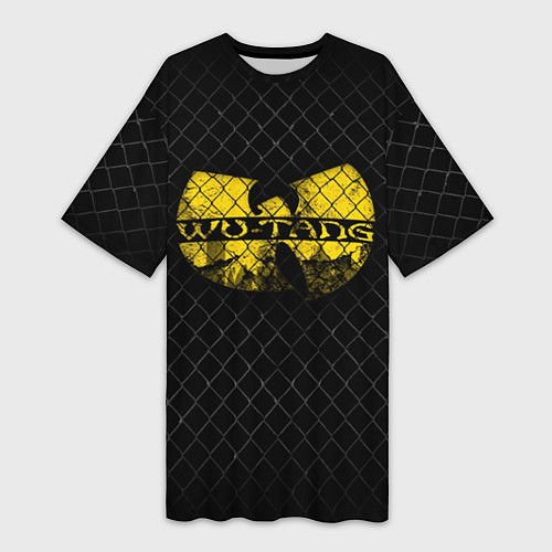 Женская длинная футболка Wu-Tang Clan: Grid / 3D-принт – фото 1