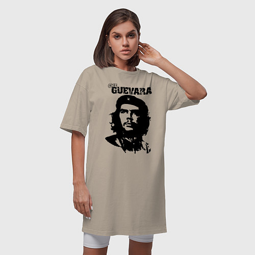 Женская футболка-платье Che Guevara / Миндальный – фото 3