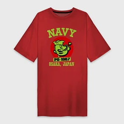 Женская футболка-платье Navy: Po-1967