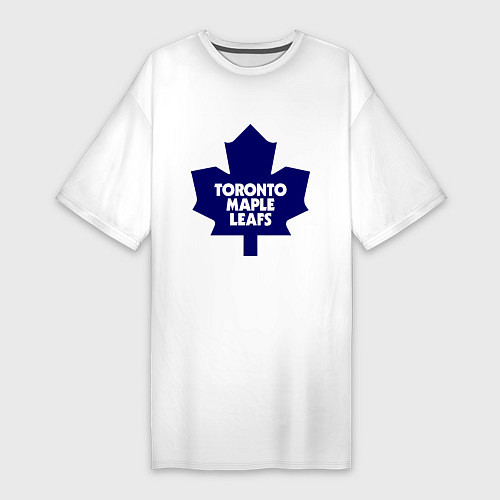 Женская футболка-платье Toronto Maple Leafs / Белый – фото 1