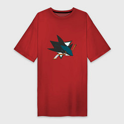 Женская футболка-платье San Jose Sharks