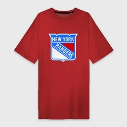 Женская футболка-платье New York Rangers