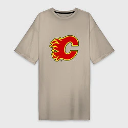 Женская футболка-платье Calgary Flames