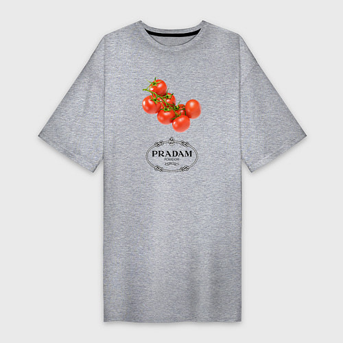 Женская футболка-платье PRADAM / Меланж – фото 1
