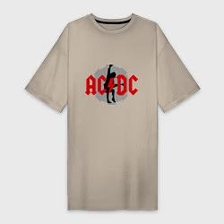 Женская футболка-платье AC/DC: Angus Young