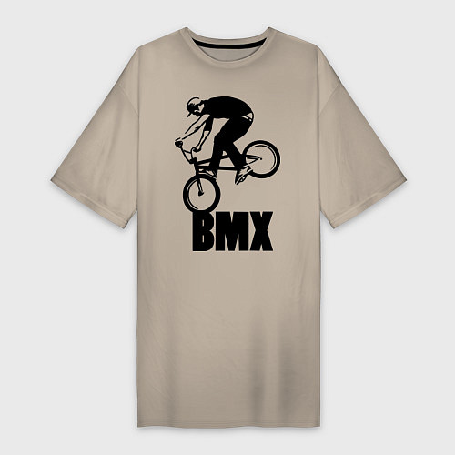 Женская футболка-платье BMX 3 / Миндальный – фото 1