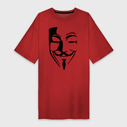 Женская футболка-платье Vendetta Mask