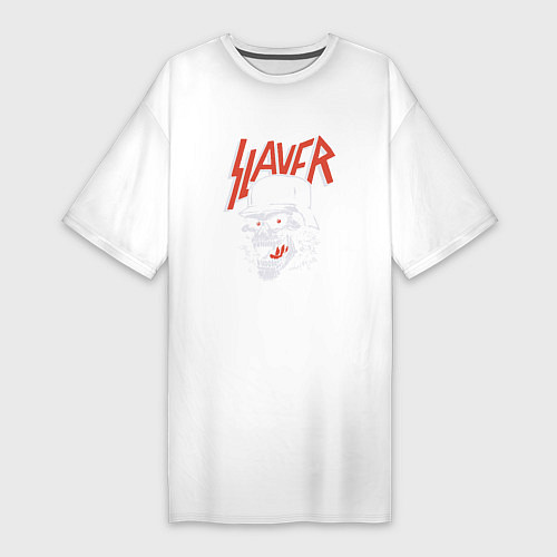 Женская футболка-платье Slayer: Rage Soldier / Белый – фото 1