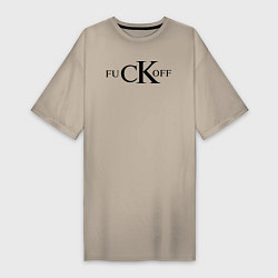Женская футболка-платье FuCKoff