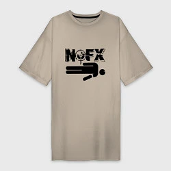 Женская футболка-платье NOFX crushman