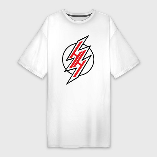 Женская футболка-платье Hentai Heaven / Белый – фото 1