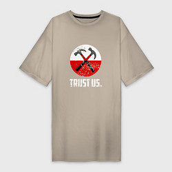 Женская футболка-платье Trust us