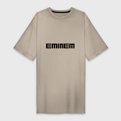 Женская футболка-платье Eminem: minimalism