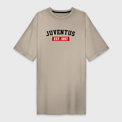 Женская футболка-платье FC Juventus Est. 1897