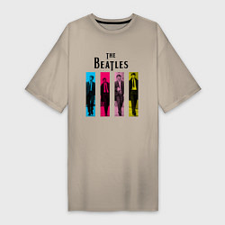 Женская футболка-платье Walking Beatles