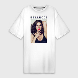 Женская футболка-платье Monica Bellucci: Red lips