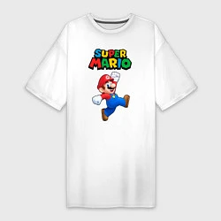 Женская футболка-платье Super Mario