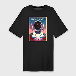 Женская футболка-платье SpaceX: Astronaut