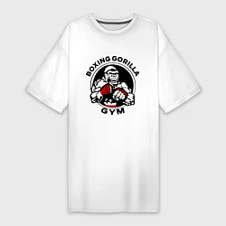 Женская футболка-платье Boxing gorilla gym