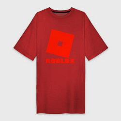 Женская футболка-платье Roblox Logo